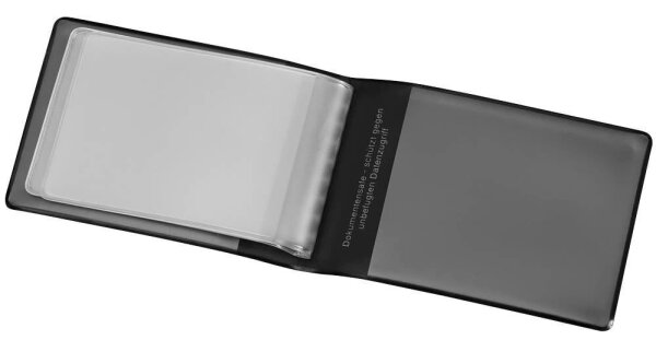 VELOFLEX Kreditkartenhülle Document Safe® schwarz 11,5 x 7,8 cm, 1 St.