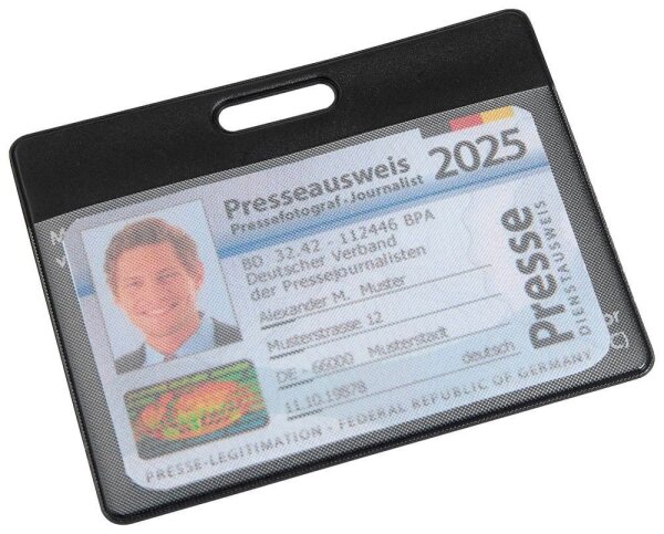 HIDENTITY® Dokumentenhülle Hidentity Admission schwarz 9,5 x 7,5 cm, 1 St.