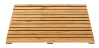 WENKO Badematte Bambus braun 50,0 x 50,0 cm