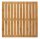 WENKO Badematte Bambus braun 50,0 x 50,0 cm