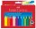 FABER-CASTELL Triangular Wachsmalstifte farbsortiert, 12 St.