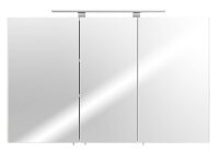 POSSEIK Spiegelschrank weiß 110,0 x 16,0 x 68,0 cm