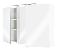 POSSEIK Spiegelschrank weiß 110,0 x 16,0 x 68,0 cm