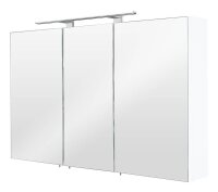 POSSEIK Spiegelschrank weiß 110,0 x 16,0 x 68,0 cm