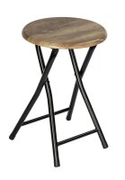 WENKO Klapphocker Forio braun, H: 46,0 cm