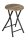 WENKO Klapphocker Forio braun, H: 46,0 cm