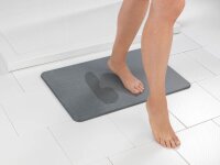 WENKO Badematte Simi grau 39,0 x 60,0 cm