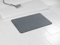 WENKO Badematte Simi grau 39,0 x 60,0 cm
