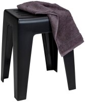 WENKO Badhocker Kumba 25156100 schwarz, 1 St.