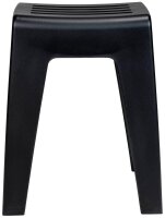 WENKO Badhocker Kumba 25156100 schwarz, 1 St.