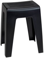 WENKO Badhocker Kumba 25156100 schwarz, 1 St.