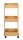 WENKO Etagenwagen Allegre braun 18,5 x 32,0 x 71,5 cm