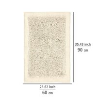 WENKO Badematte Sidyma beige 60,0 x 90,0 cm