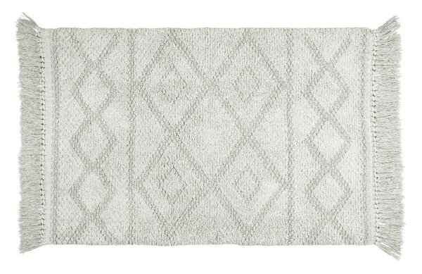 WENKO Badematte Urla hellgrau 60,0 x 90,0 cm  ( 25281100 )