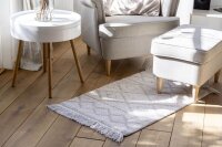 WENKO Badematte Urla hellgrau 60,0 x 90,0 cm  ( 25281100 )