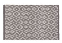 WENKO Badematte Turpan dunkelgrau, weiß 50,0 x 80,0 cm
