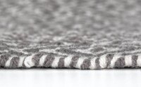 WENKO Badematte Turpan dunkelgrau, weiß 50,0 x 80,0 cm