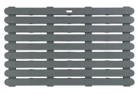 WENKO Badematte grau 50,0 x 80,0 cm