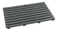 WENKO Badematte grau 50,0 x 80,0 cm