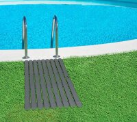 WENKO Badematte grau 50,0 x 80,0 cm