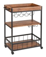 WENKO Etagenwagen Rustico braun 80,0 x 40,0 x 89,5 cm