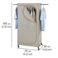 WENKO Stoffschrank Balance, 64510100 grau 75,0 x 50,0 x...