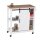 WENKO Servierwagen weiß 80,0 x 40,0 x 88,5 cm