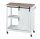 WENKO Servierwagen weiß 80,0 x 40,0 x 88,5 cm