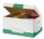Cartonia Archivcontainer weiß/grün 54,8 x 36,4 x 26,8 cm, 10 St.