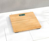WENKO Personenwaage Bambusa braun für max. 180,0 kg