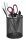 Zeller Stiftehalter Meshline anthrazit Metall, lackiert 11,0 x 11,0 x 13,6 cm