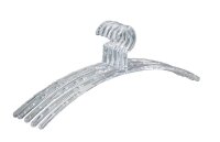 WENKO Kleiderbügel Bubble transparent, 15 St.