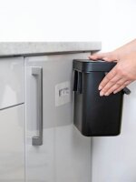 WENKO Tago Mülleimer 5,0 l schwarz, 1 St.