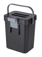 WENKO Tago Mülleimer 5,0 l schwarz, 1 St.