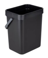 WENKO Tago Mülleimer 5,0 l schwarz, 1 St.