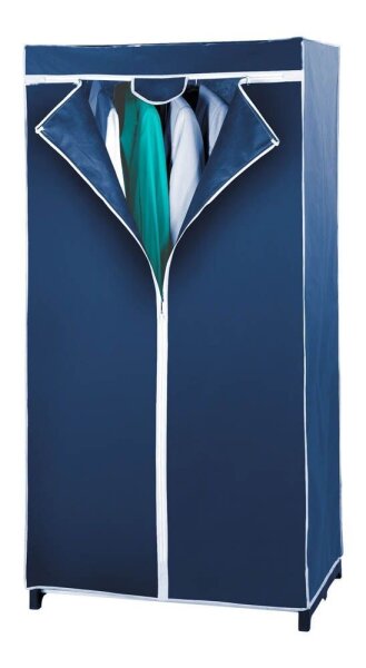 WENKO Stoffschrank Air, 4381630100 blau 75,0 x 50,0 x 150,0 cm, 1 St.