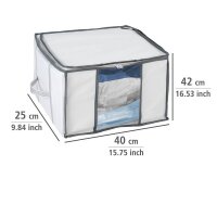WENKO Soft Box S Vakuum-Unterbettkommode perlweiß/grau 40,0 x 25,0 x 42,0 cm, 1 St.