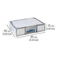 WENKO Soft Box M Vakuum-Unterbettkommode perlweiß/grau 65,0 x 15,0 x 50,0 cm, 1 St.