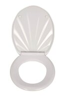 WENKO WC-Sitz mit Absenkautomatik Muschel weiß, 1 St.
