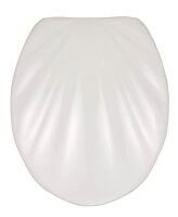 WENKO WC-Sitz mit Absenkautomatik Muschel weiß, 1 St.