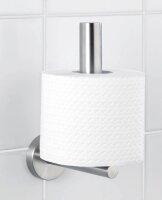 WENKO Toilettenpapierhalter Bosio silber, matt, 1 St.
