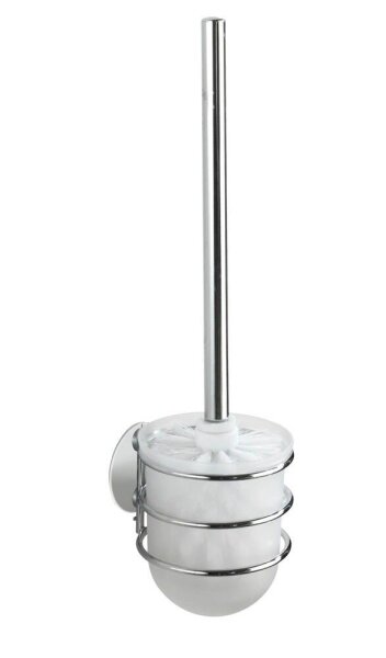WENKO WC-Garnitur silber, weiß Metall, 1 St.