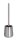 WENKO WC-Garnitur Solid silber Metall, 1 St.