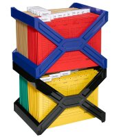 DURABLE Hängeregistraturkorb ohne Mappen CARRY Plus blau