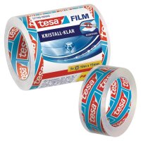 tesa KRISTALL-KLAR Klebefilm transparent 15,0 mm x 10,0 m...