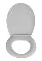 WENKO WC-Sitz mit Absenkautomatik Samos grau, 1 St.