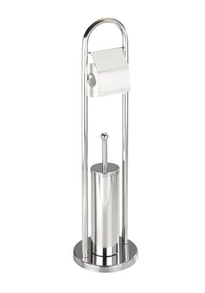 WENKO WC-Garnitur Vasto silber Metall, 1 St.