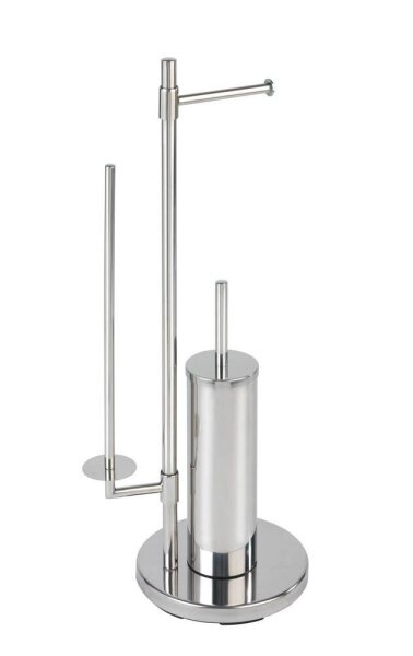 WENKO WC-Garnitur Universalo Neo silber Metall, 1 St.