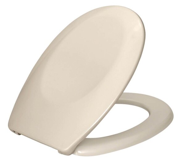 WENKO WC-Sitz Bergamo braun, beige, 1 St.