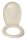 WENKO WC-Sitz Bergamo braun, beige, 1 St.